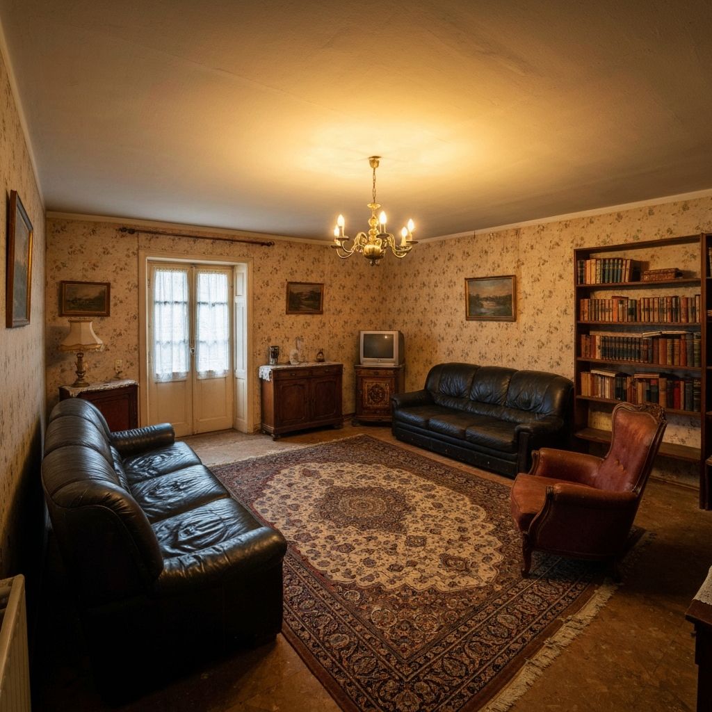Living room before renovation